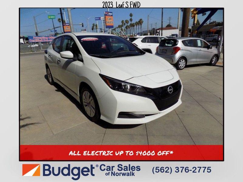 used 2023 Nissan Leaf car, priced at $16,999
