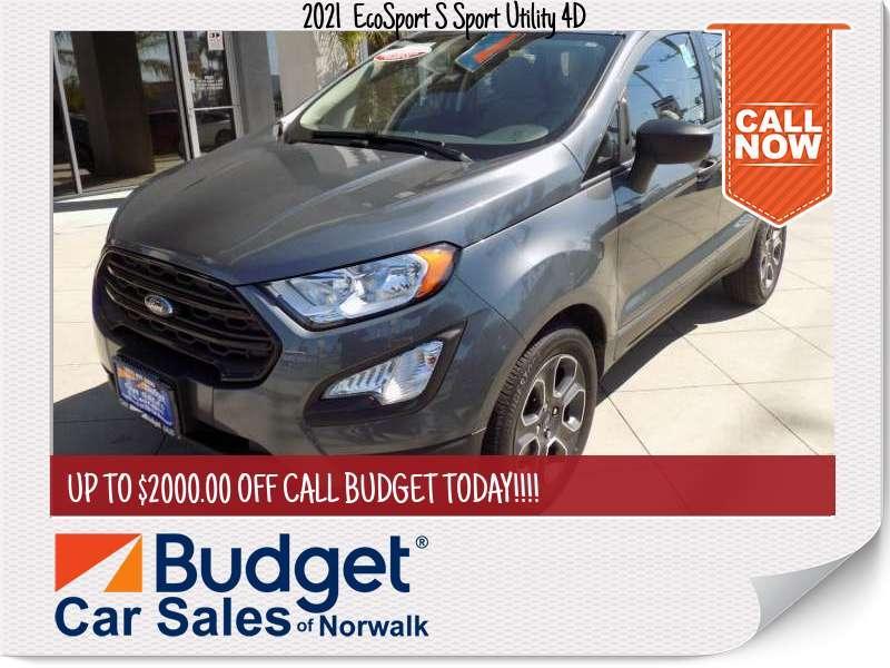 used 2021 Ford EcoSport car, priced at $17,999