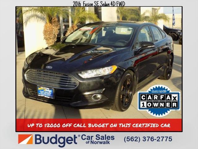 used 2016 Ford Fusion car, priced at $12,850