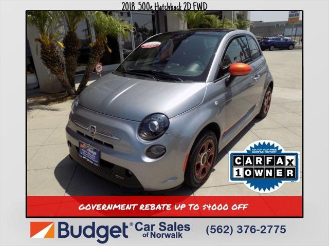 used 2018 FIAT 500e car, priced at $14,999