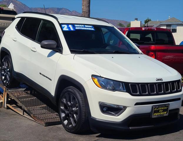 used 2021 Jeep Compass car, priced at $17,500