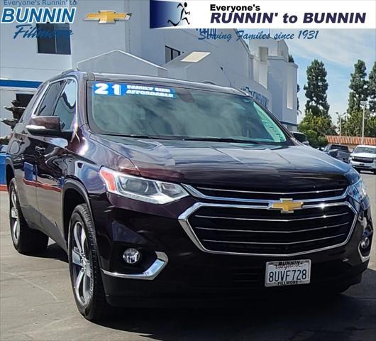 used 2021 Chevrolet Traverse car, priced at $25,500