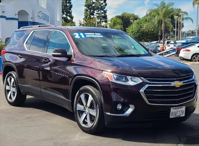 used 2021 Chevrolet Traverse car, priced at $25,500