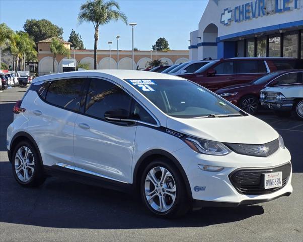 used 2021 Chevrolet Bolt EV car, priced at $14,805