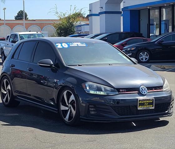 used 2020 Volkswagen Golf GTI car, priced at $19,500