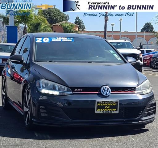 used 2020 Volkswagen Golf GTI car, priced at $19,500