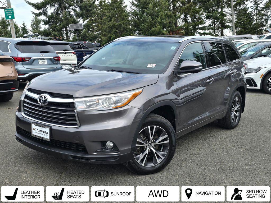 used 2016 Toyota Highlander car, priced at $18,950