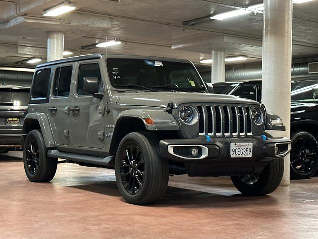 used 2022 Jeep Wrangler Unlimited 4xe car, priced at $35,995