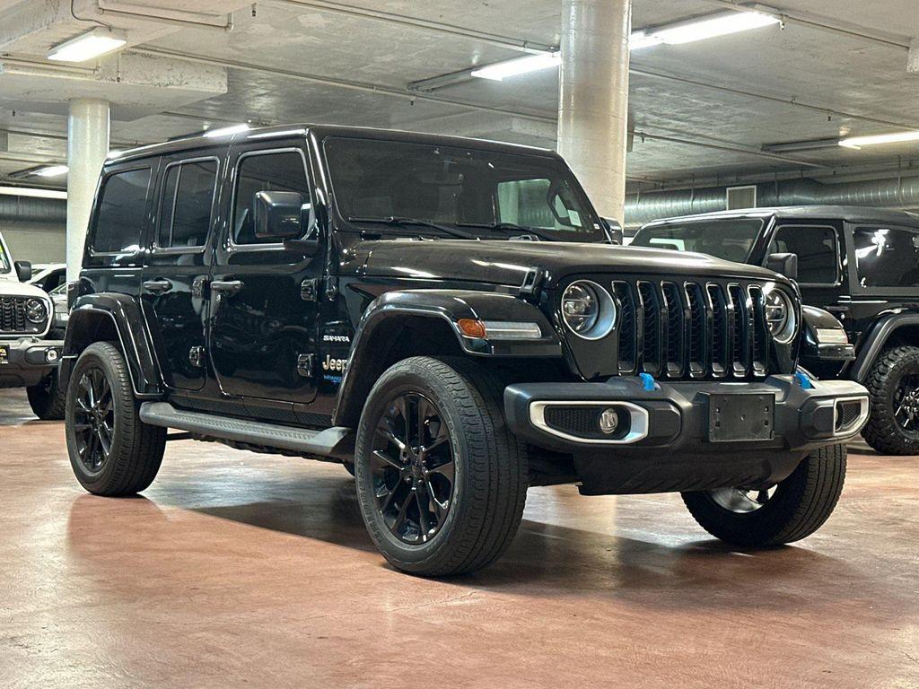 used 2022 Jeep Wrangler Unlimited 4xe car, priced at $33,499