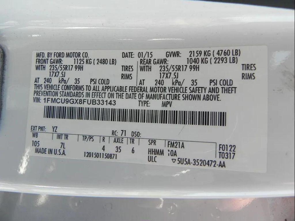 used 2015 Ford Escape car, priced at $10,475