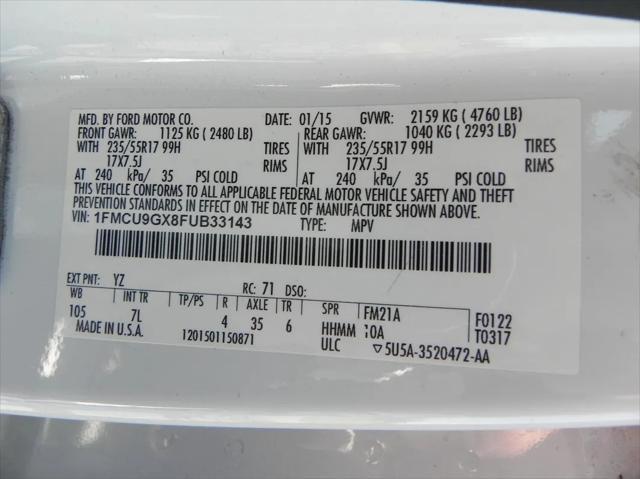 used 2015 Ford Escape car, priced at $11,975