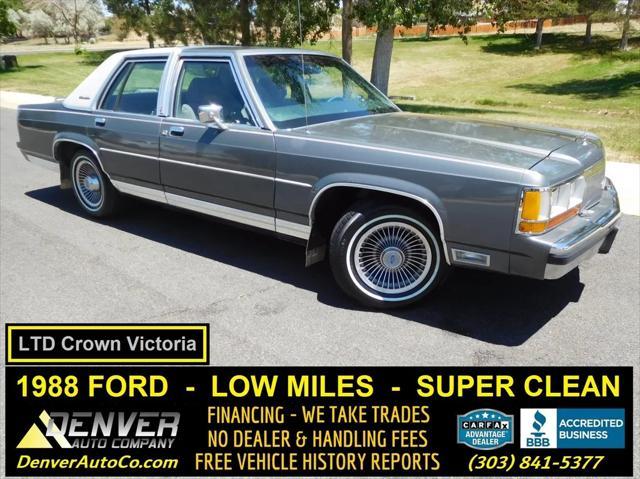 used 1988 Ford Crown Victoria car, priced at $8,975