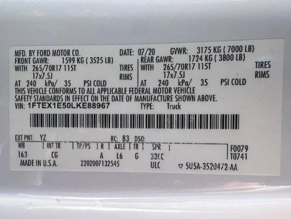 used 2020 Ford F-150 car, priced at $24,975