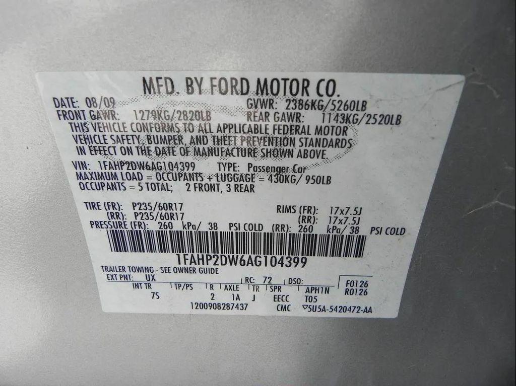 used 2010 Ford Taurus car, priced at $10,475