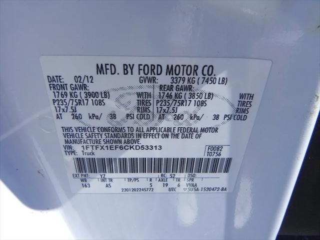 used 2012 Ford F-150 car, priced at $15,975