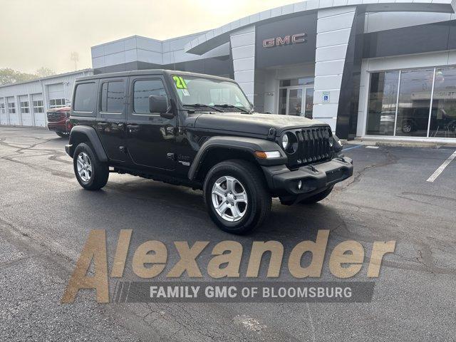 used 2021 Jeep Wrangler Unlimited car, priced at $28,500