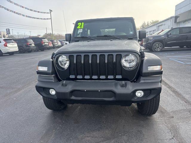 used 2021 Jeep Wrangler Unlimited car, priced at $28,500
