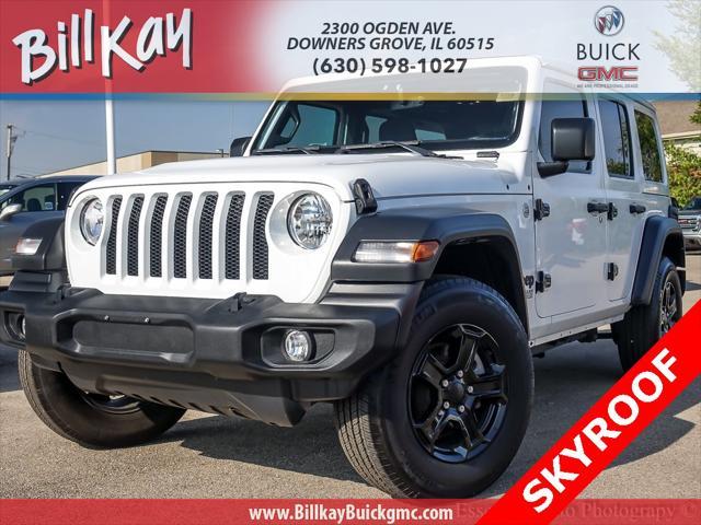 used 2021 Jeep Wrangler Unlimited car, priced at $33,795