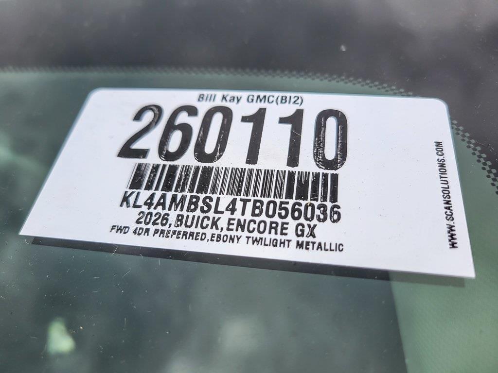 new 2026 Buick Encore GX car, priced at $28,368