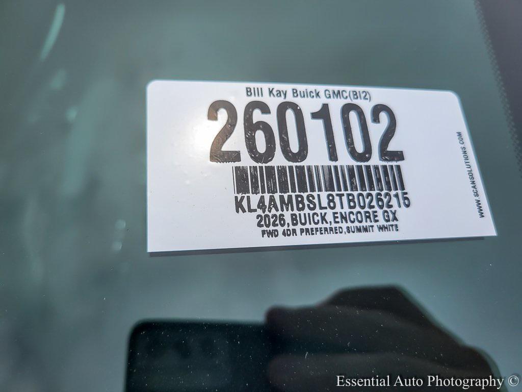 new 2026 Buick Encore GX car, priced at $27,200