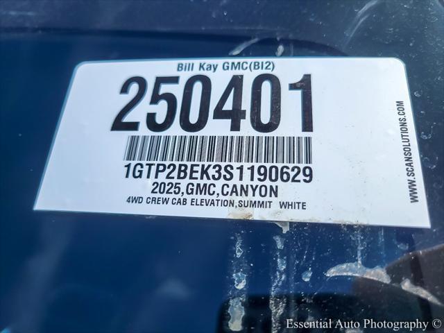 new 2025 GMC Canyon car, priced at $43,454