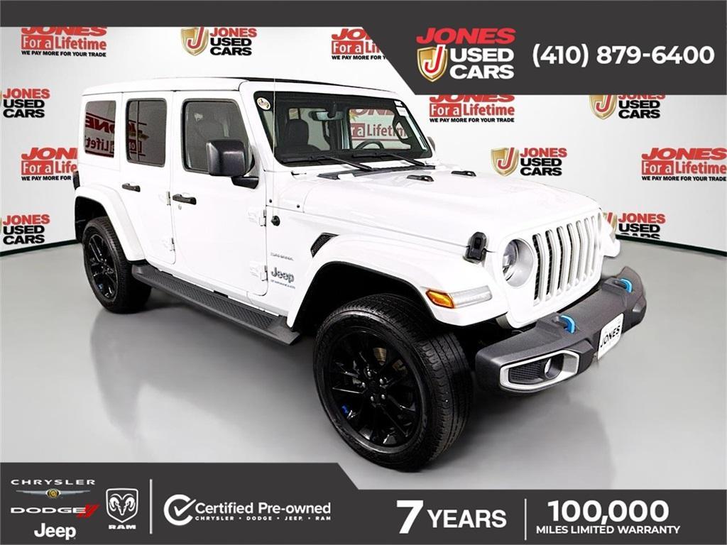 used 2023 Jeep Wrangler 4xe car, priced at $34,998