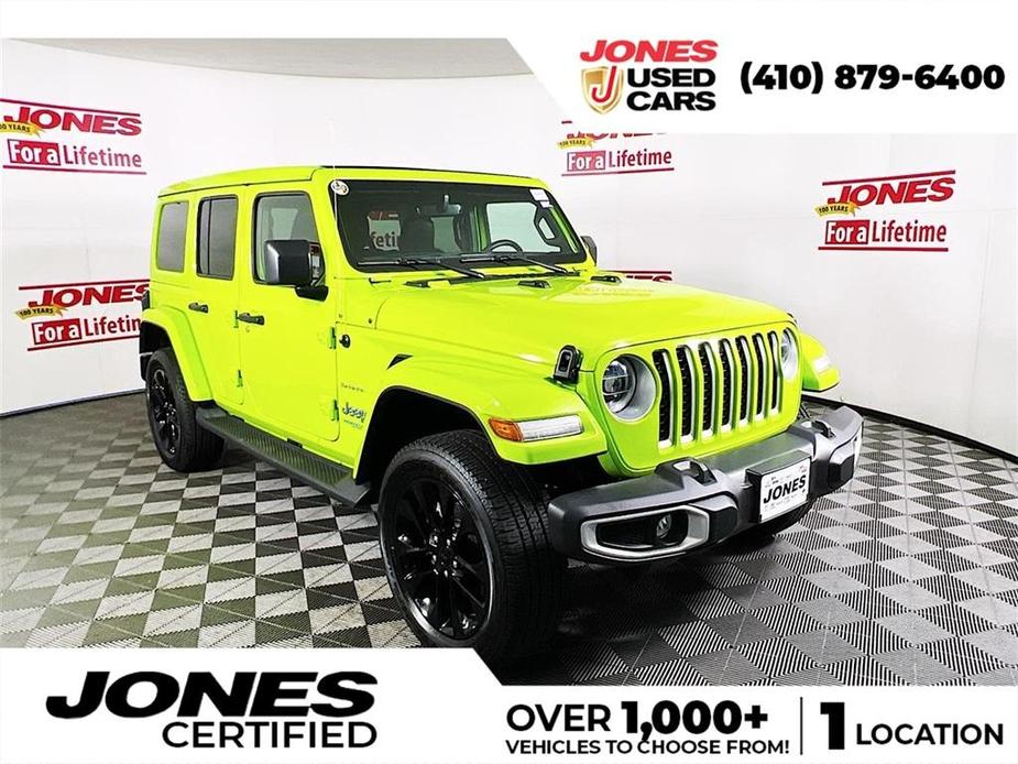 used 2021 Jeep Wrangler Unlimited 4xe car, priced at $39,989