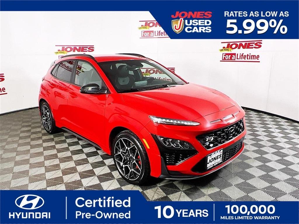 used 2022 Hyundai Kona N car, priced at $24,998