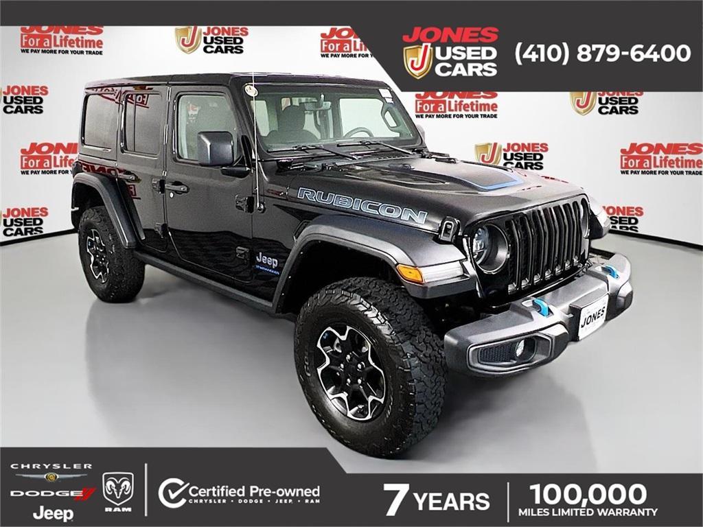 used 2023 Jeep Wrangler 4xe car, priced at $34,998