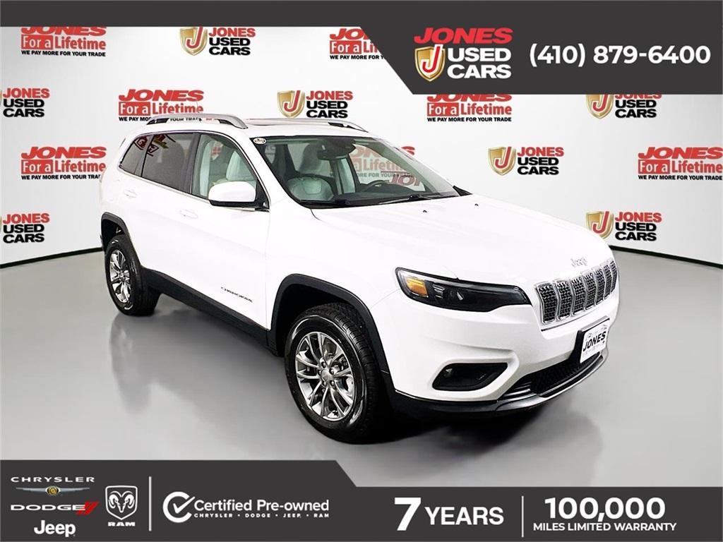 used 2021 Jeep Cherokee car, priced at $22,455