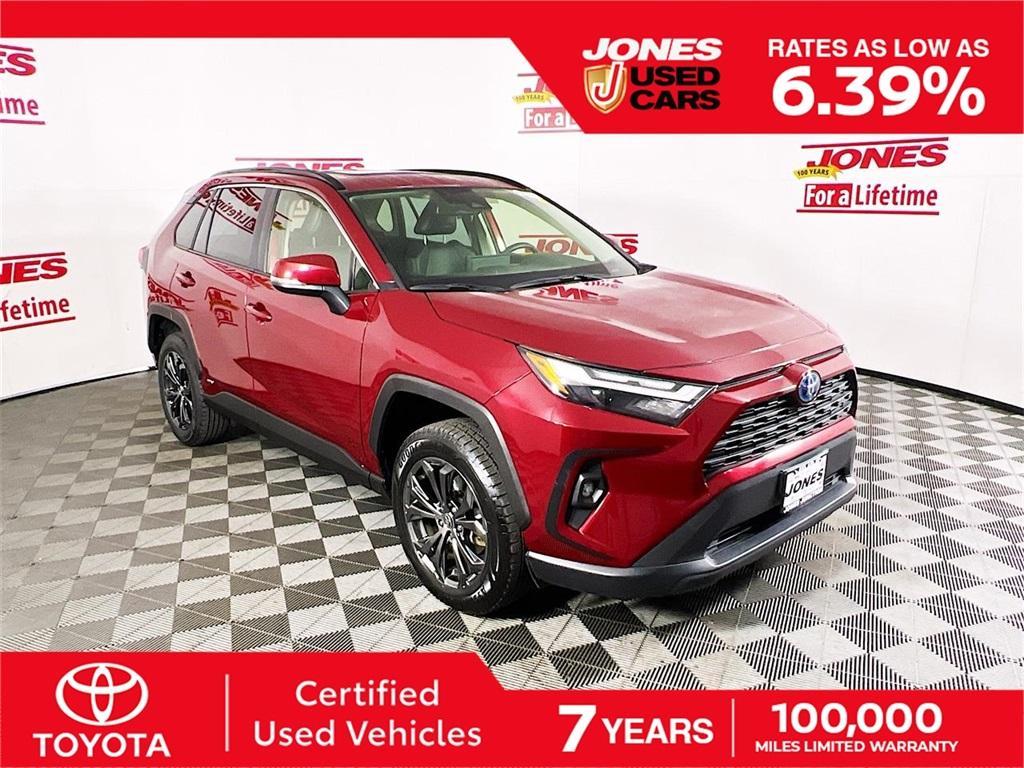 used 2022 Toyota RAV4 Hybrid car, priced at $34,998