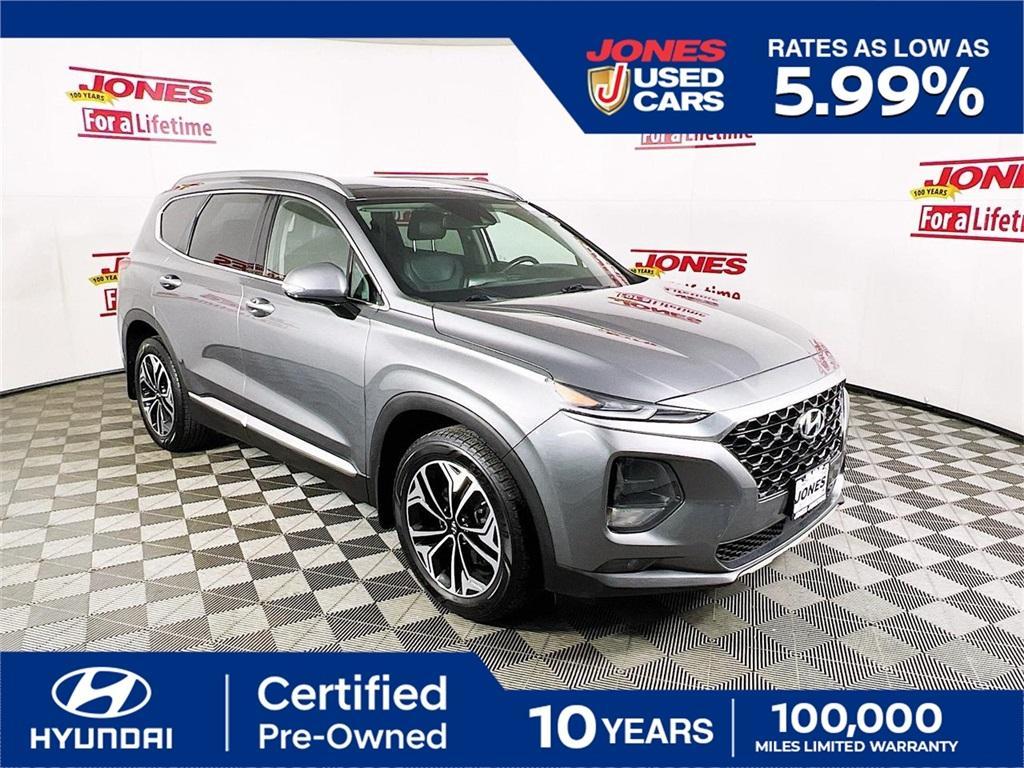 used 2020 Hyundai Santa Fe car, priced at $20,998