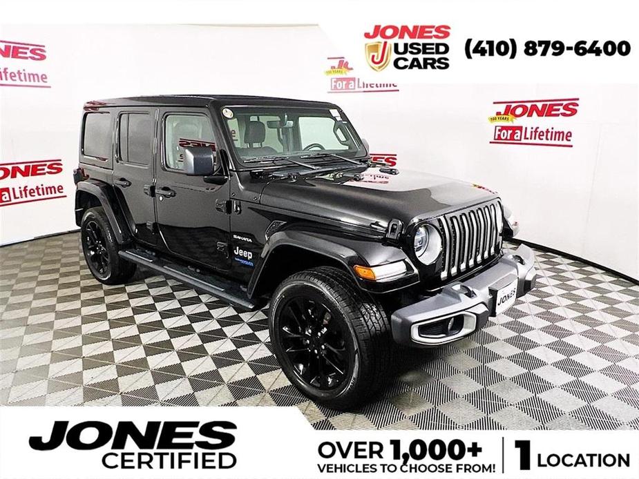 used 2021 Jeep Wrangler Unlimited 4xe car, priced at $33,995