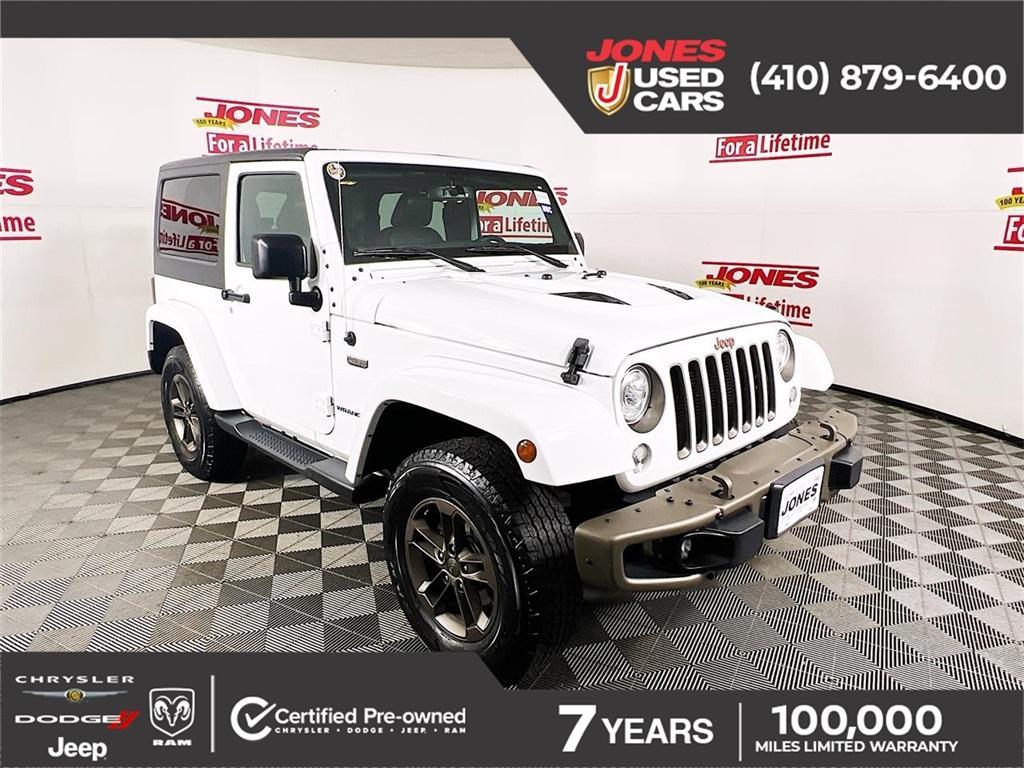 used 2017 Jeep Wrangler car, priced at $26,998