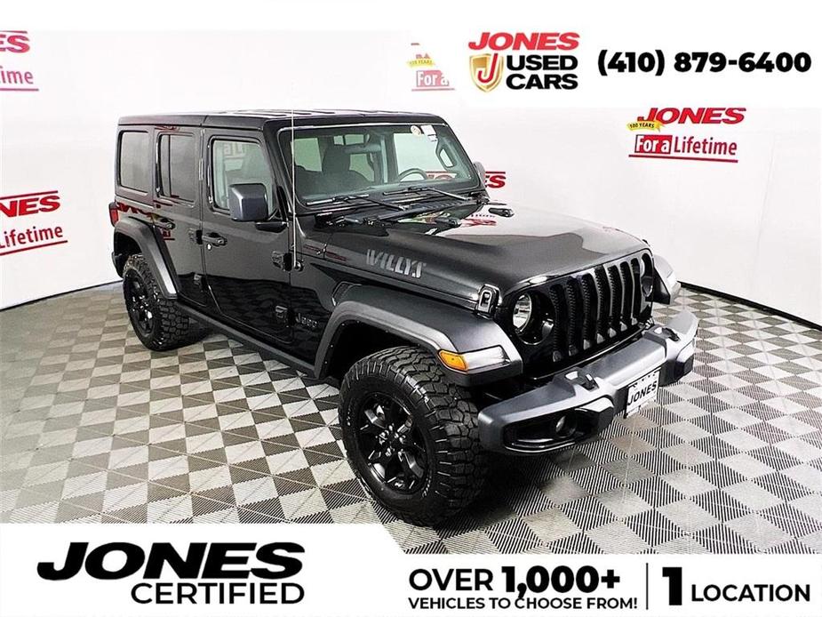 used 2022 Jeep Wrangler Unlimited car, priced at $38,998