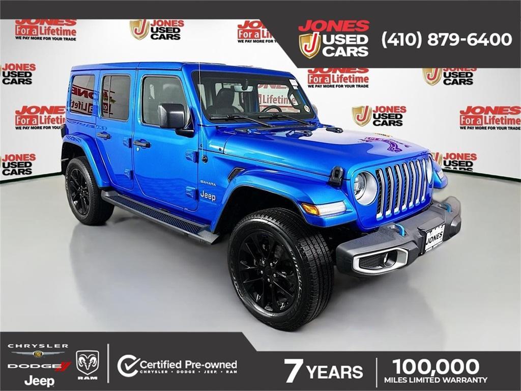 used 2023 Jeep Wrangler 4xe car, priced at $35,998