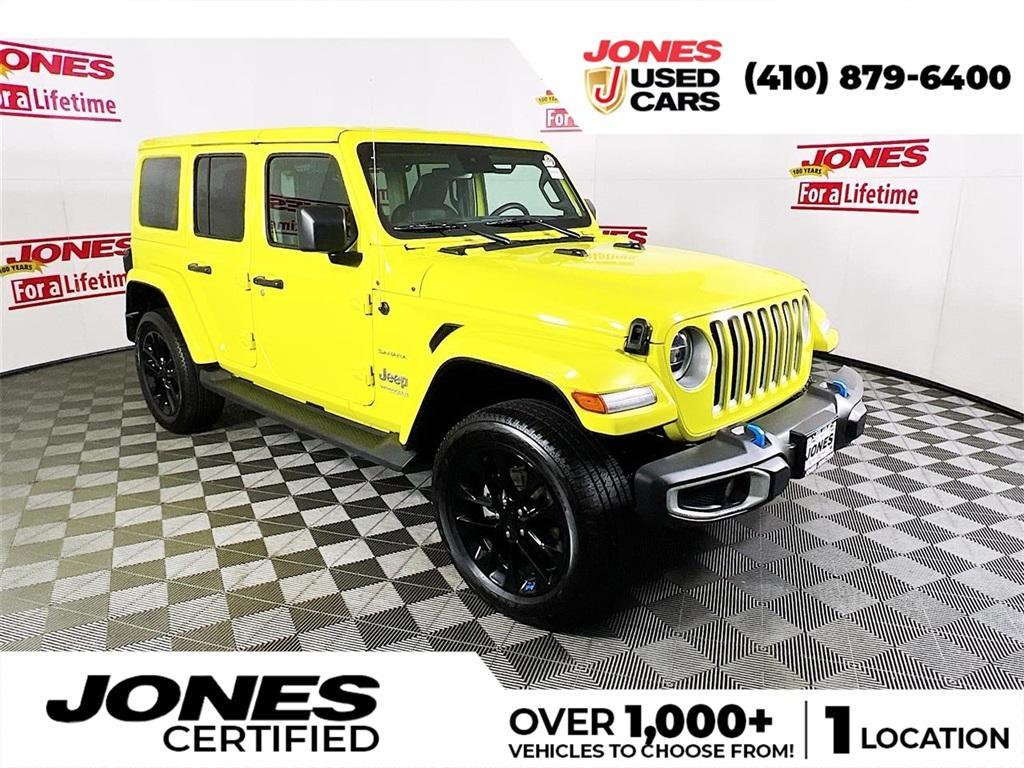 used 2022 Jeep Wrangler Unlimited 4xe car, priced at $35,998