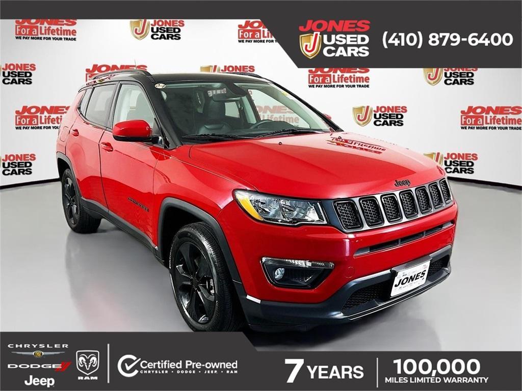 used 2021 Jeep Compass car, priced at $20,998