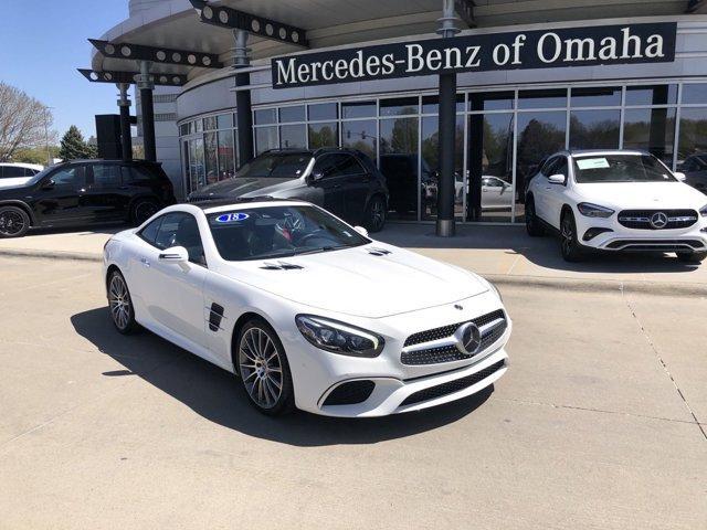 used 2018 Mercedes-Benz SL 450 car, priced at $53,750