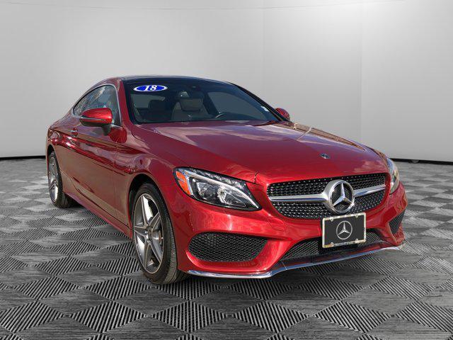 used 2018 Mercedes-Benz C-Class car, priced at $25,000