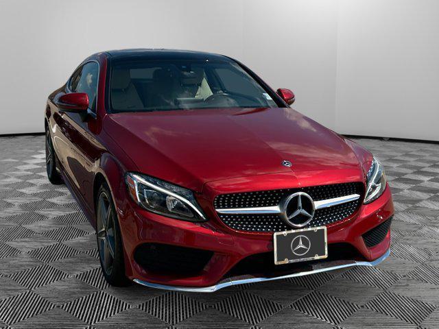 used 2018 Mercedes-Benz C-Class car, priced at $23,900