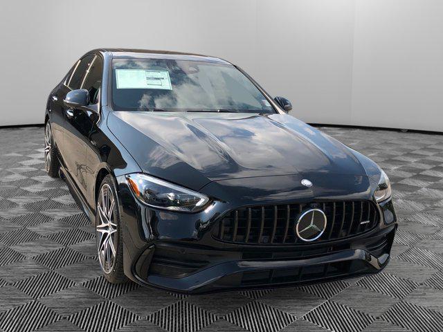 new 2025 Mercedes-Benz AMG C 43 car, priced at $75,675