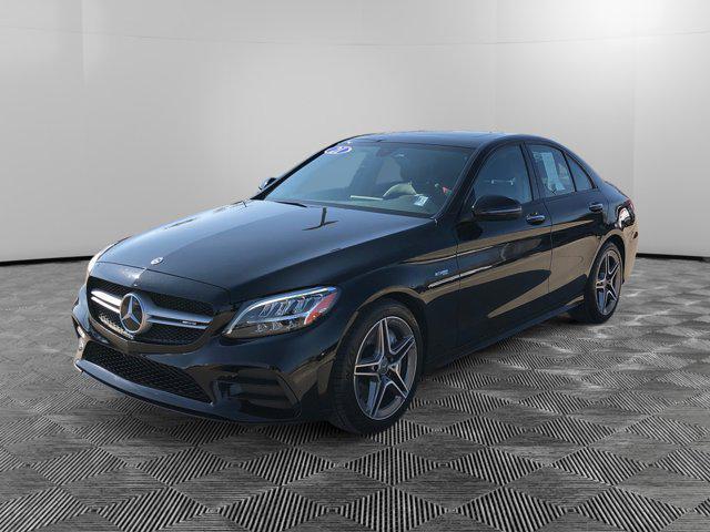 used 2021 Mercedes-Benz AMG C 43 car, priced at $45,000