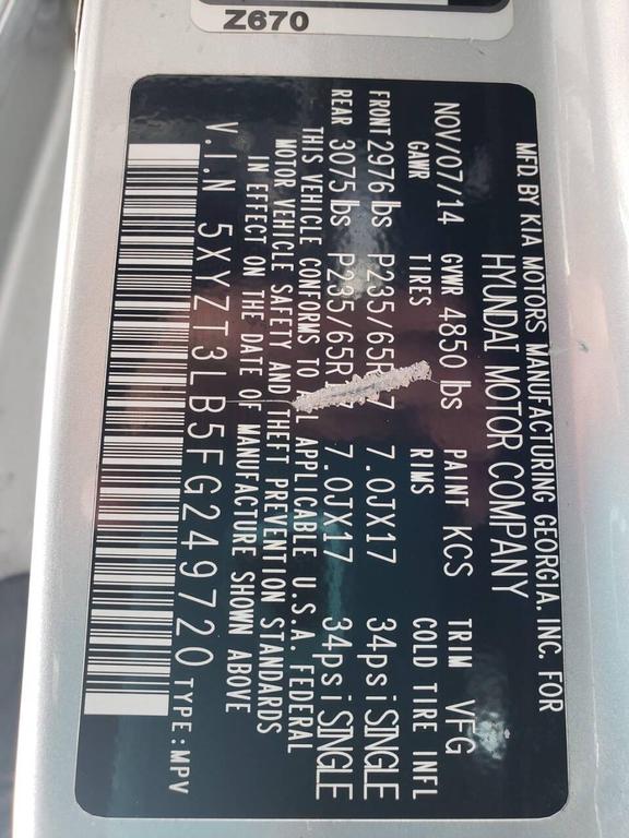 used 2015 Hyundai Santa Fe Sport car, priced at $6,400