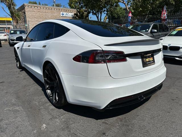 used 2021 Tesla Model S car, priced at $58,995