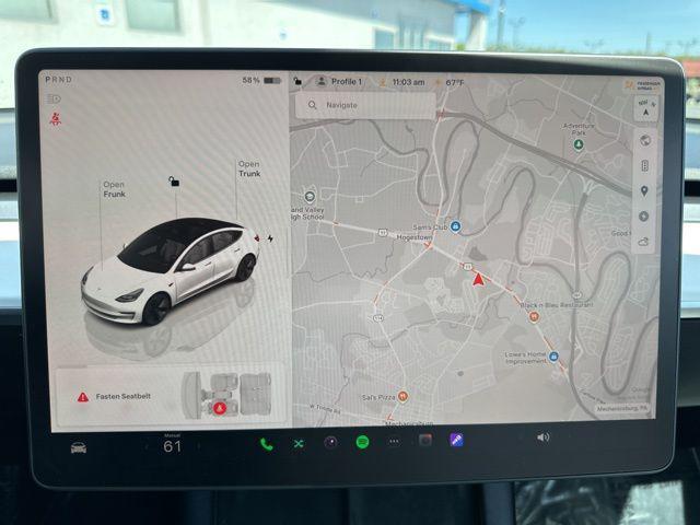 used 2023 Tesla Model 3 car, priced at $24,488