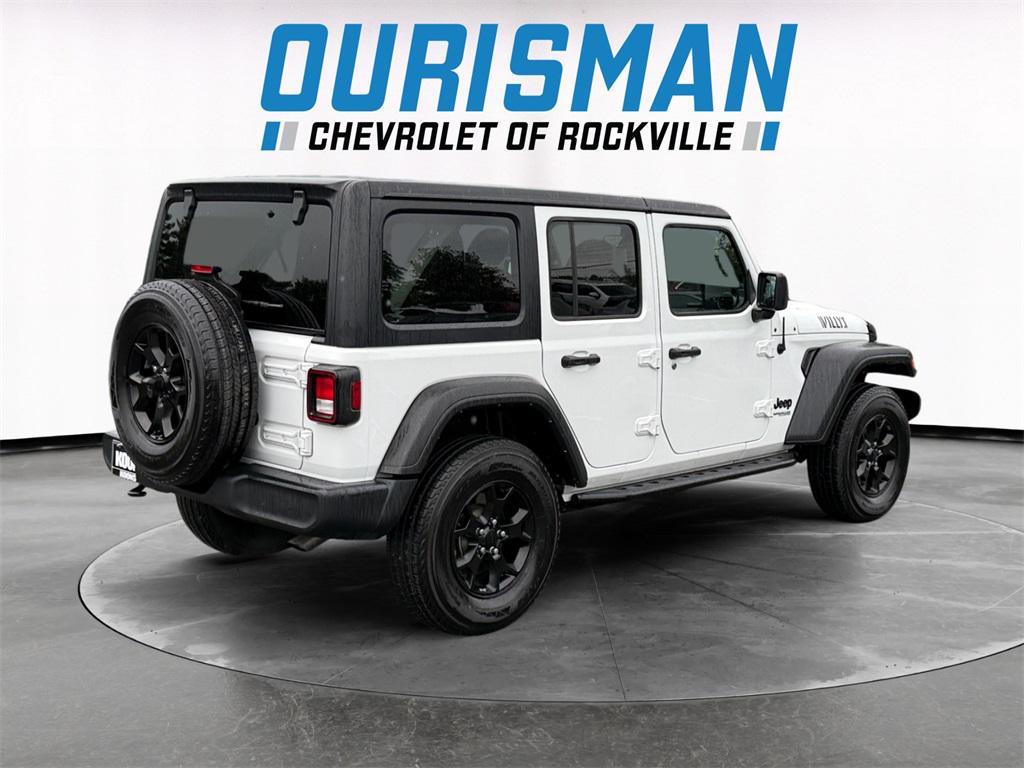 used 2022 Jeep Wrangler Unlimited car, priced at $27,800