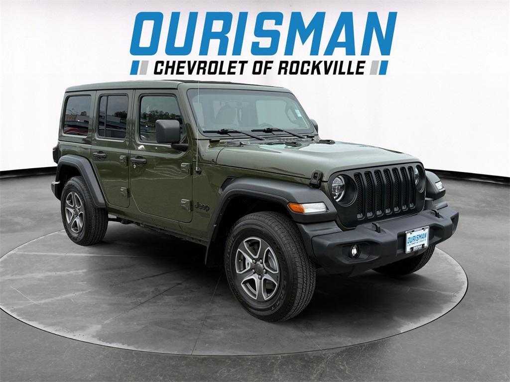 used 2021 Jeep Wrangler Unlimited car, priced at $28,500