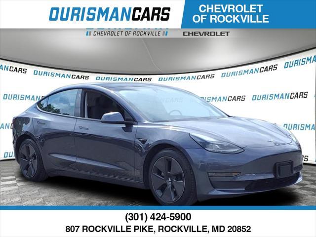 used 2021 Tesla Model 3 car, priced at $26,900