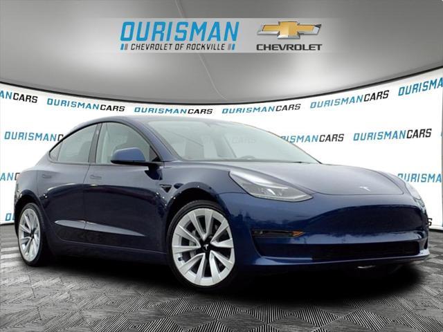 used 2022 Tesla Model 3 car, priced at $24,100